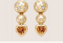 Cupid Diamond Heart Earrings